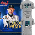 Mariners Ichiro Suzuki 2025 HOF Gray Shirt