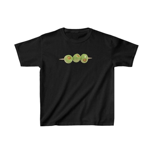 martini olives baby tee, cotton shirt, coquette y2k graphic tee