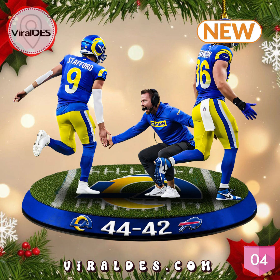 Matthew Stafford Ornaments