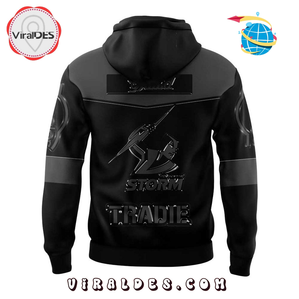 Melbourne Storm Back In Black Limited Edition Hoodie