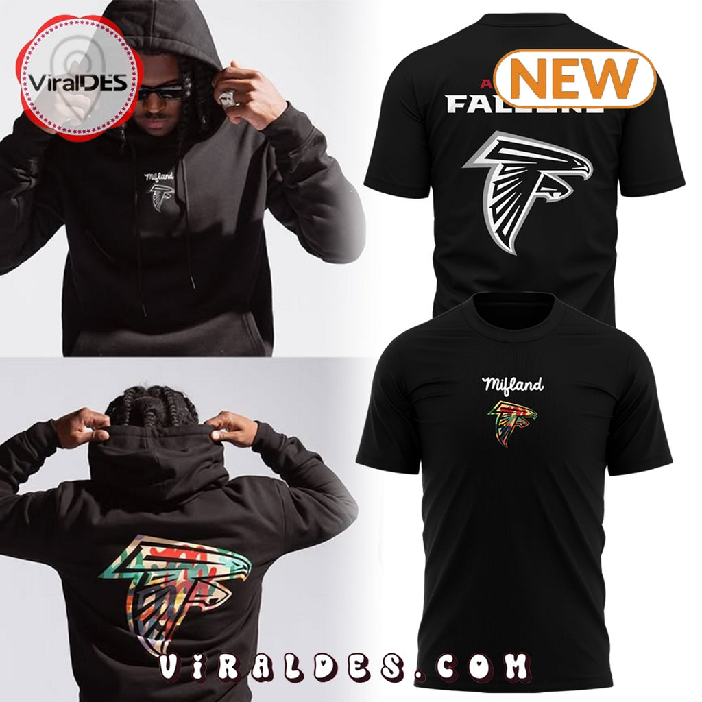 Men’s Atlanta Falcons Falcons x Mifland Black Shirt