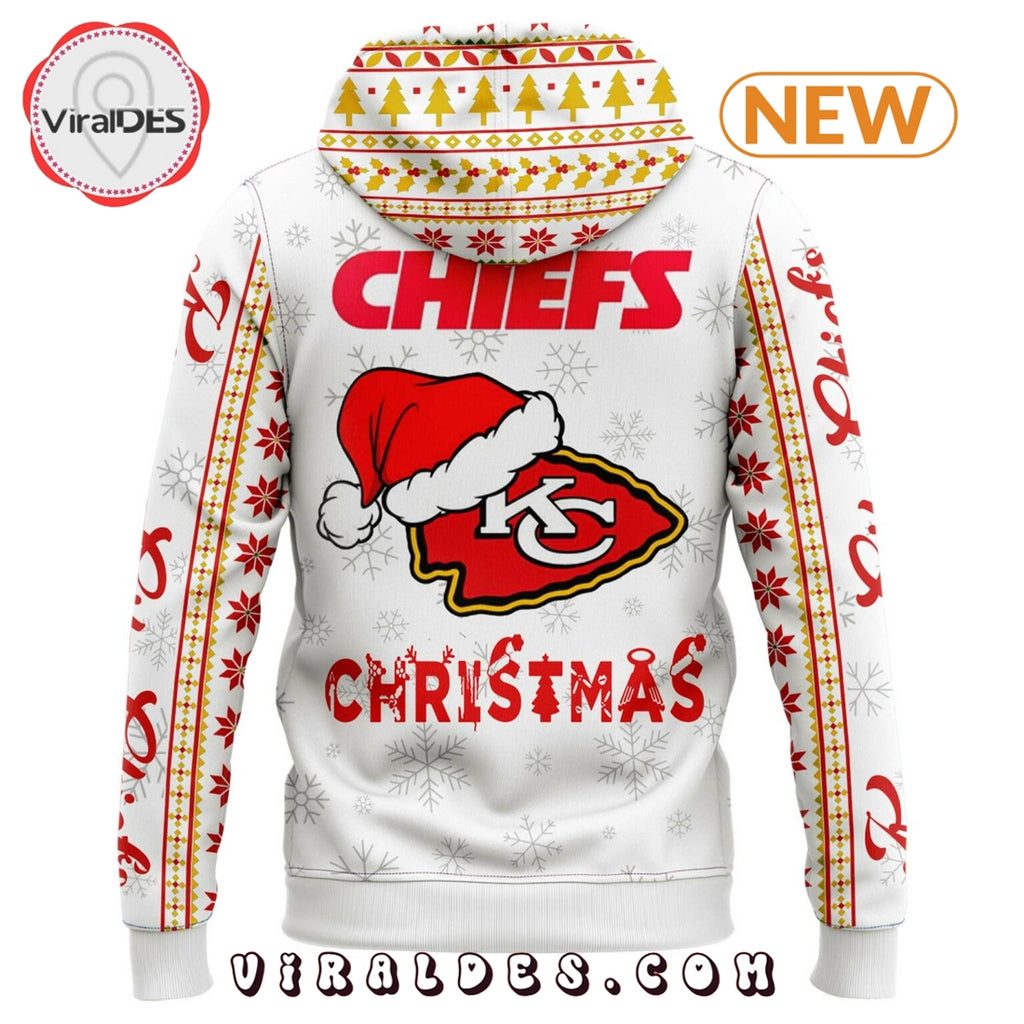 Men’s Kansas City Chiefs 2024 Merry Christmas Hoodie