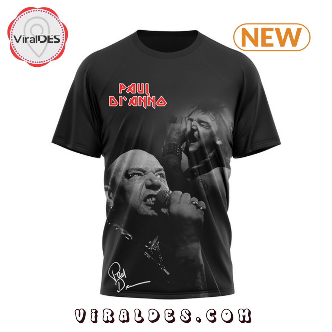 Men’s Paul Di’Anno 1958 – 2024 Signatures Shirt