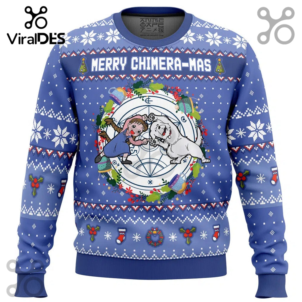 Merry Chimera-mas Fullmetal Alchemist Christmas Sweater