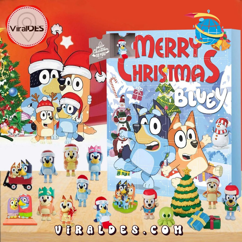 Merry Christmas 2025 Bluey Advent Calendar