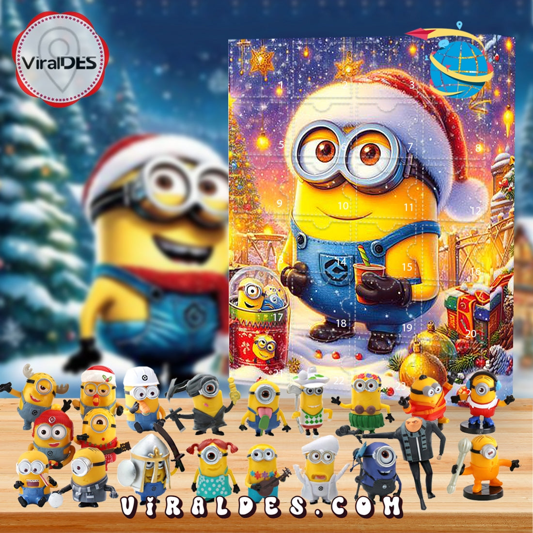 Merry Christmas Minions Advent Calendar 2025