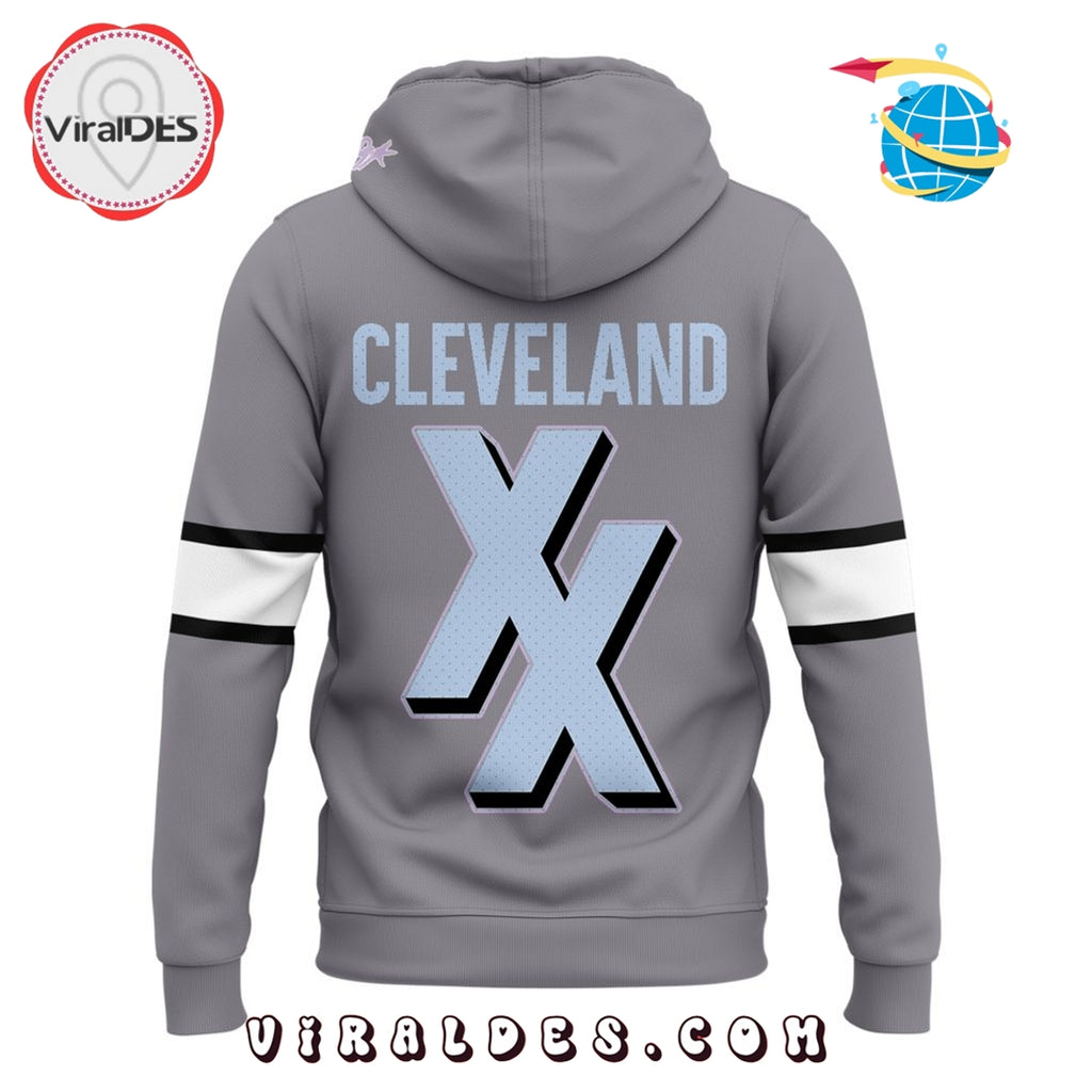 MGK x Cleveland Browns Brownie Rock Gray Hoodie, Cap