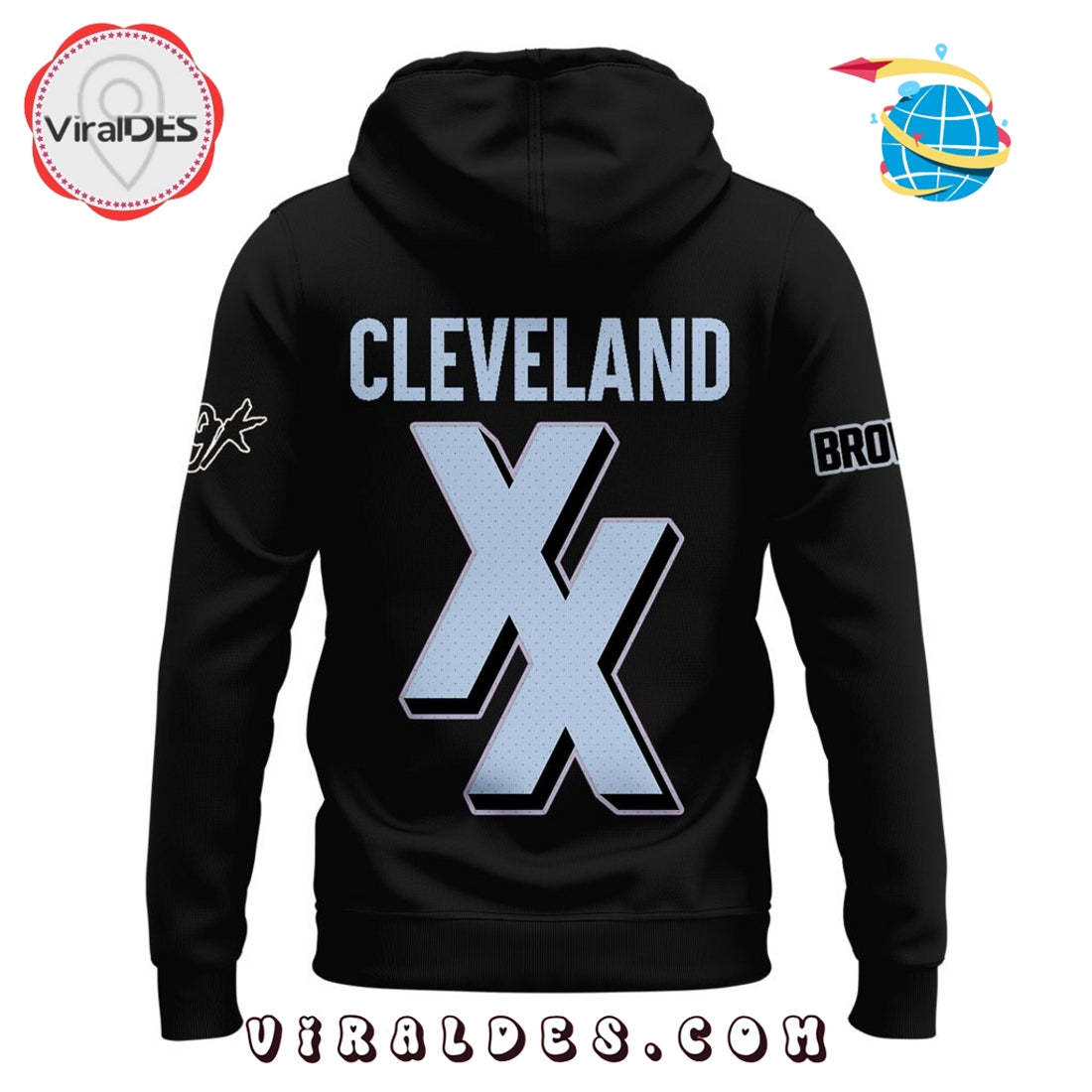 MGK x Cleveland Browns Brownie Rock Hoodie, Cap