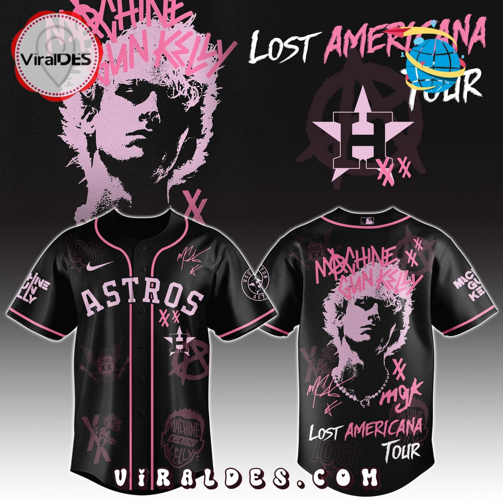 MGK x Houston Astros Men’s Baseball Jersey – Limited 2025