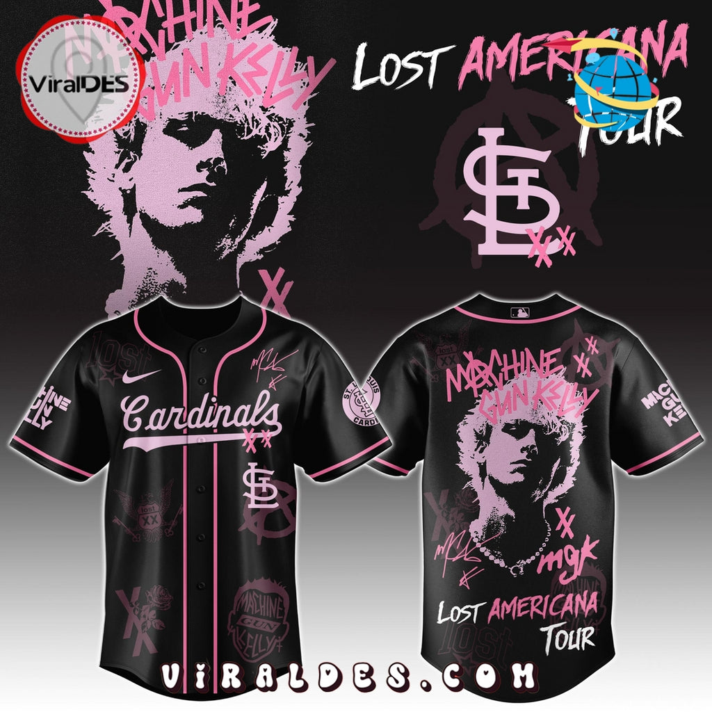 MGK x St. Louis Cardinals Men’s Baseball Jersey – Limited 2025
