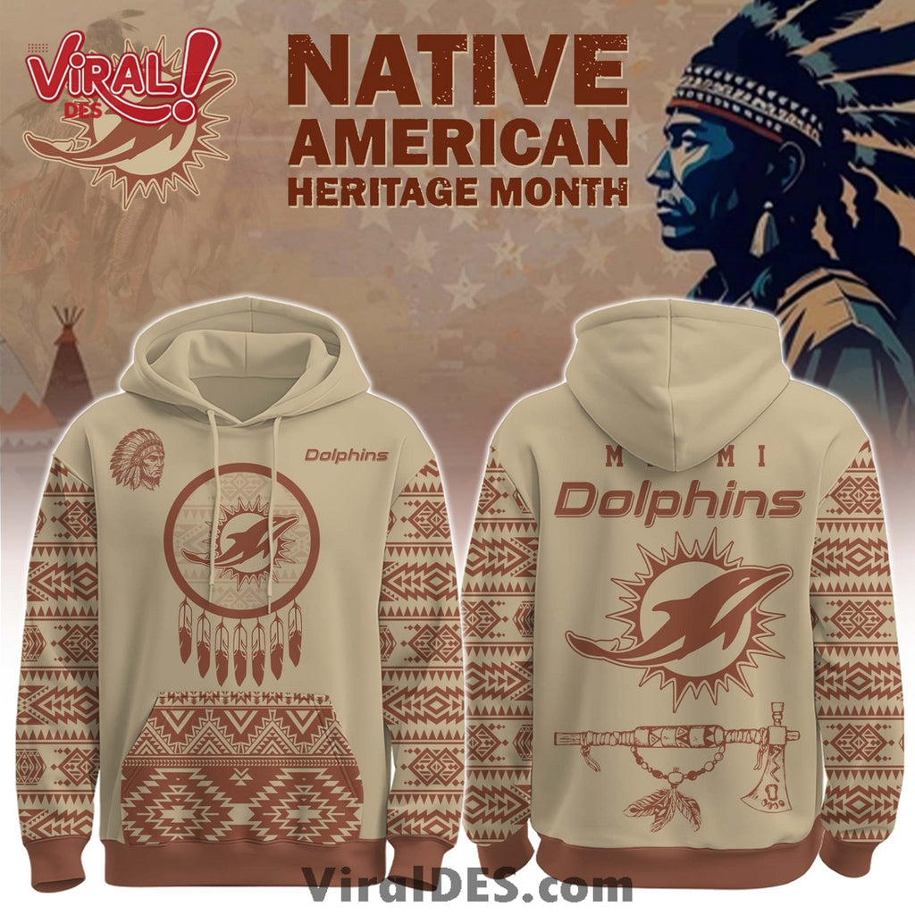 Miami Dolphins Native American Heritage Month Hoodie, Long Pants