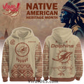 Miami Dolphins Native American Heritage Month Hoodie, Long Pants