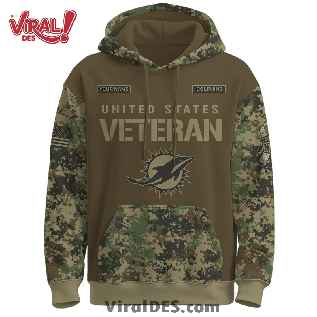 Miami Dolphins Salute to Service Limited Editions Hoodie