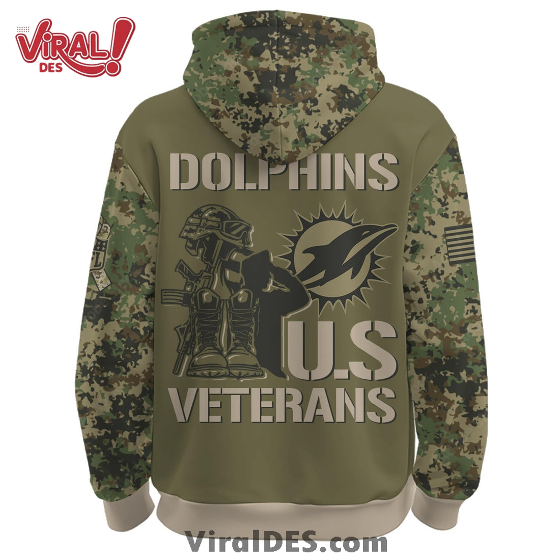 Miami Dolphins Veteran Day 2025 Hoodie Limited Edions