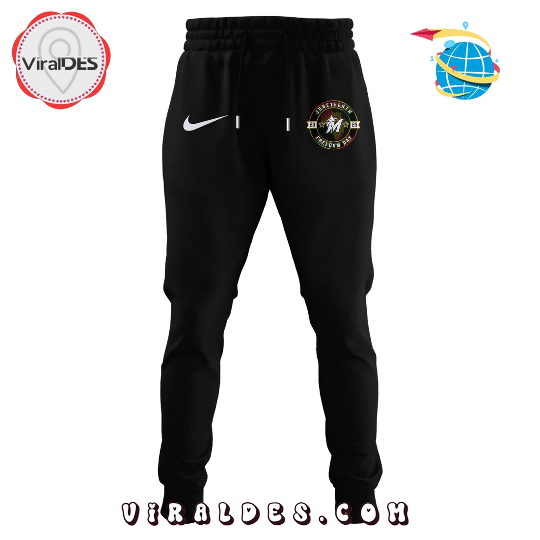 Miami Marlins x 2025 Juneteenth Freedom Day Hoodie, Long Pants