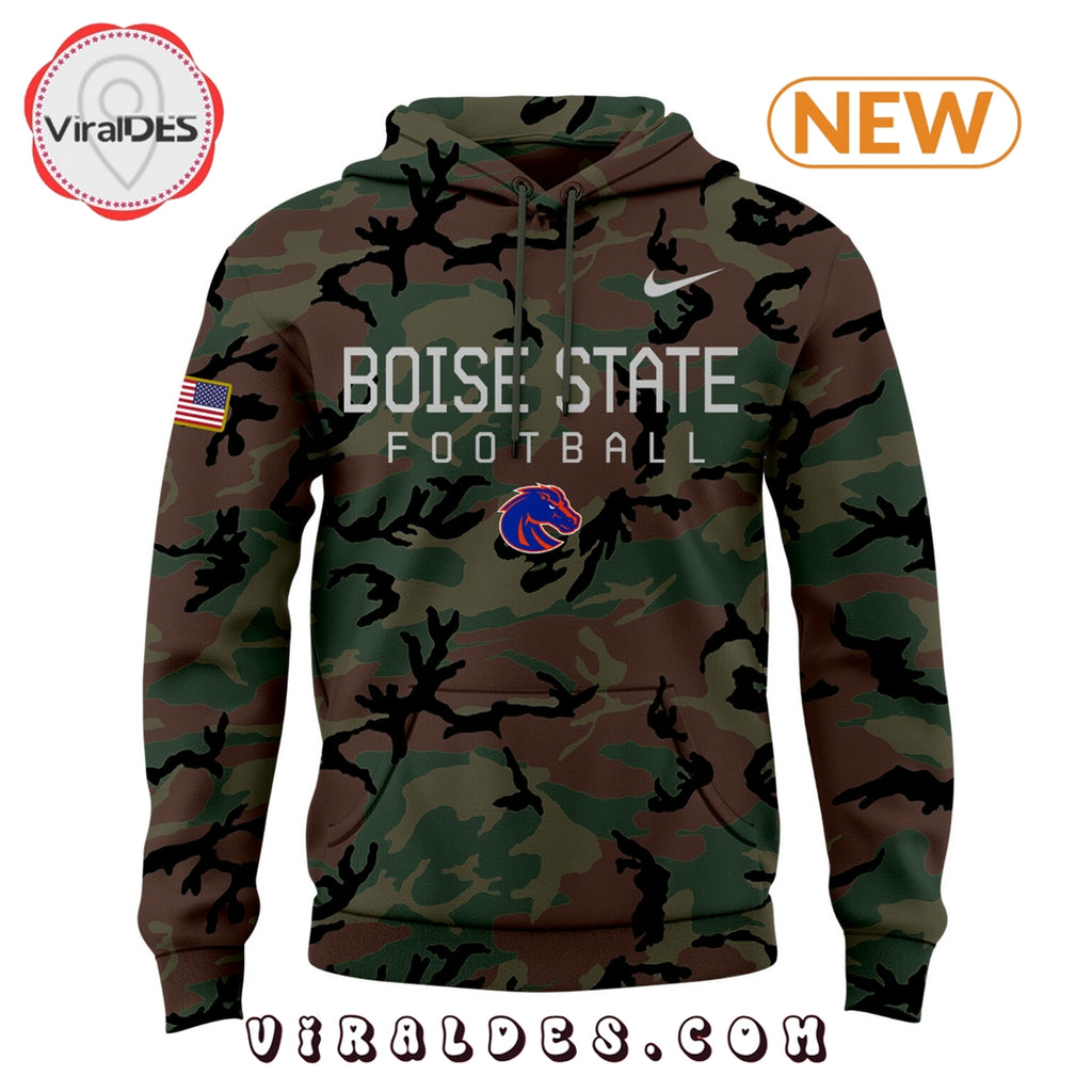 Military Appreciation Boise State Broncos Hoodie, Jogger, Cap