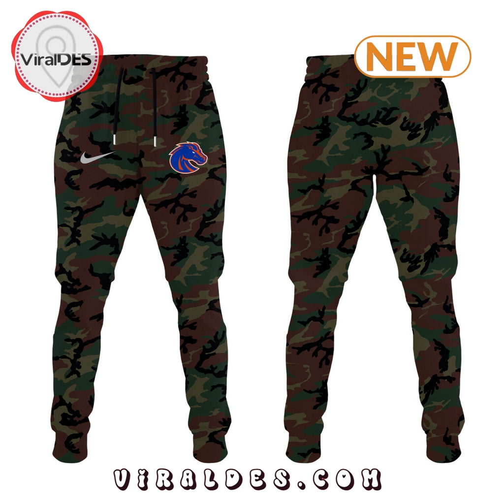 Military Appreciation Boise State Broncos Hoodie, Jogger, Cap