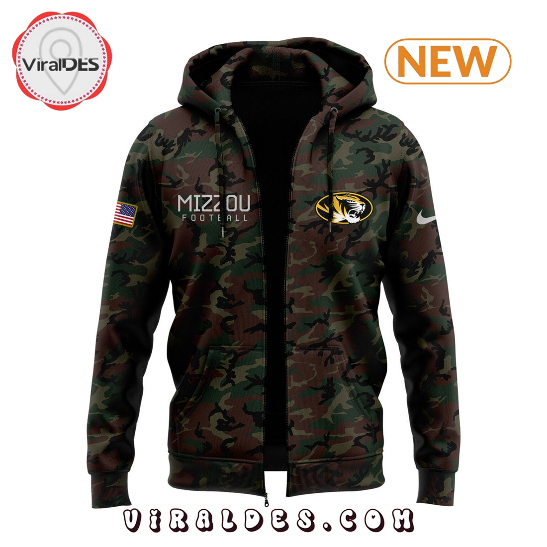 Military Appreciation Missouri Tigers Football Hoodie