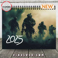 Military Themed 2025 New Year Calendar