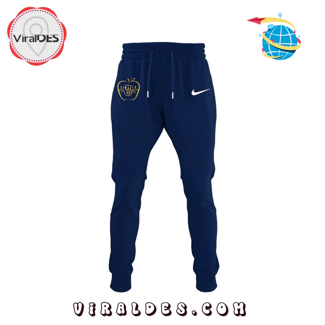 Milwaukee Brewers 2025 Teacher Night Navy Hoodie, Long Pants