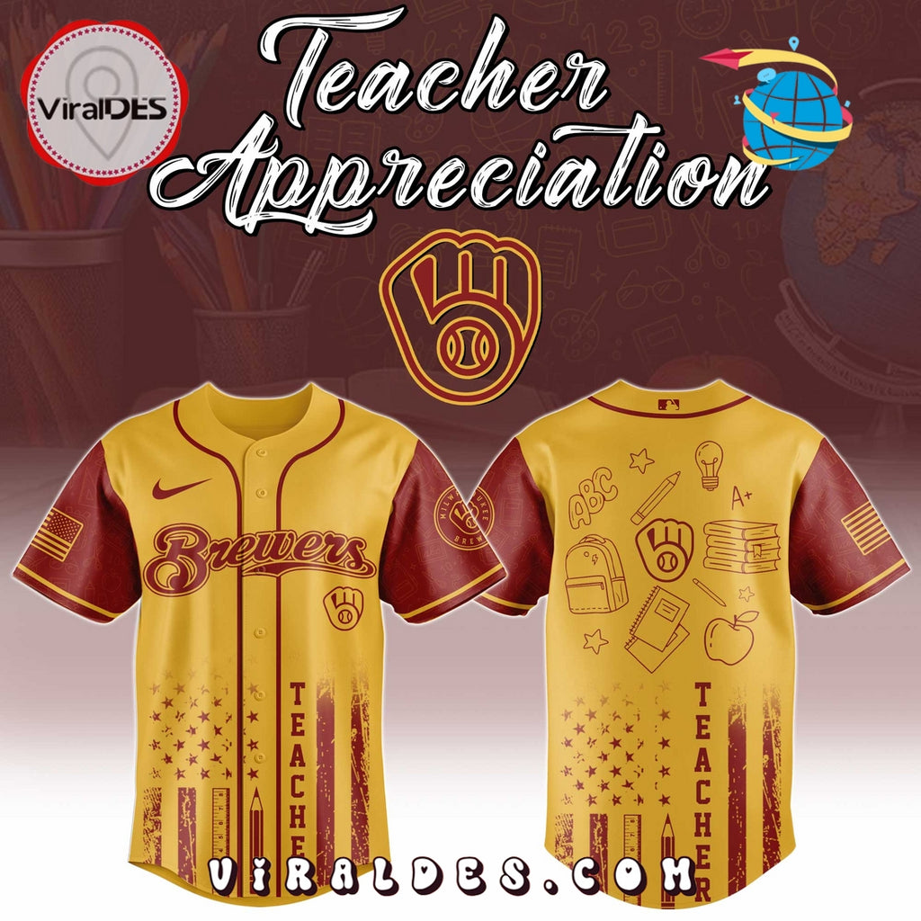 Milwaukee Brewers MLB x Teacher Appreciation Day Jersey