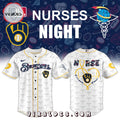 Milwaukee Brewers Nurses Night Baseball Jersey Limited Edition