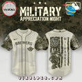 Milwaukee Brewers x MLB 2025 Armed Forces Day Night Baseball Jersey