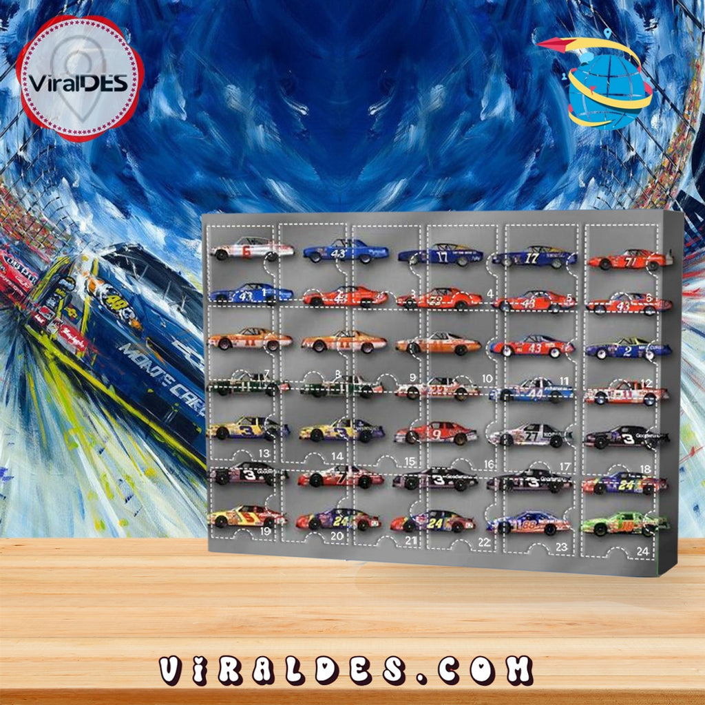 Mini Car Advent Calendar, 24 Gifts Are In It