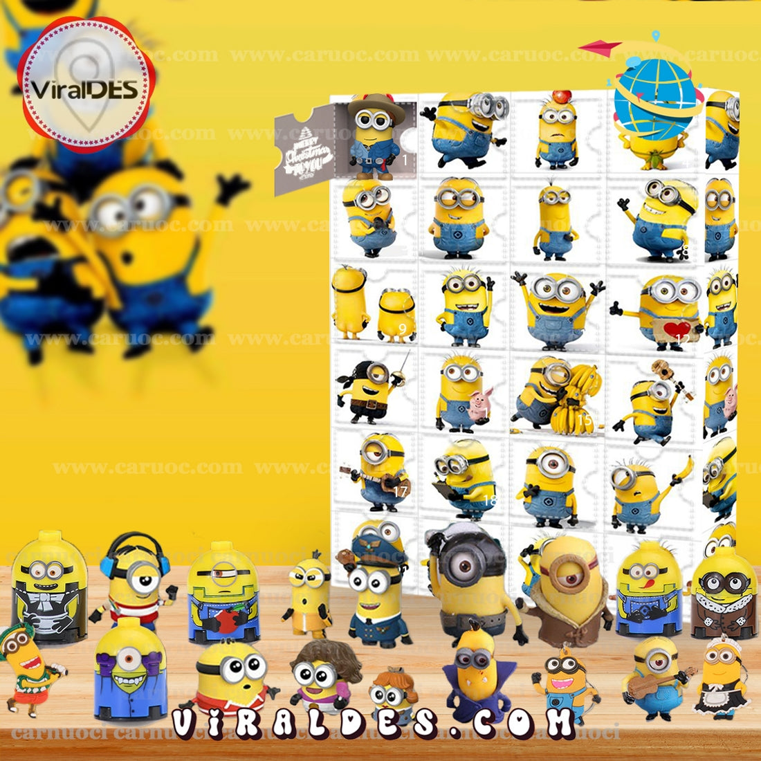 Minions Advent Calendar, Christmas Gifts 2025