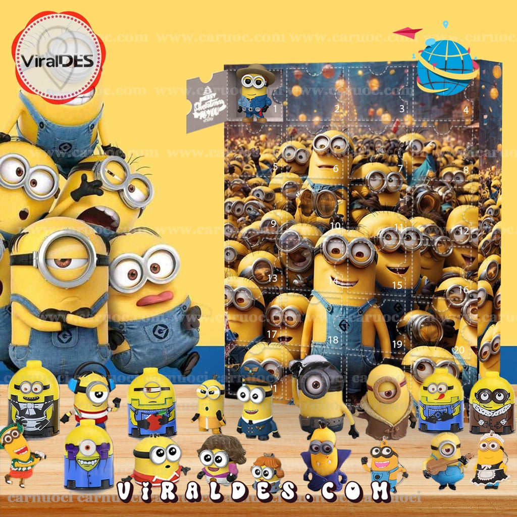 Minions Comedy 2025 Advent Calendar, 24 Gifts Are In It