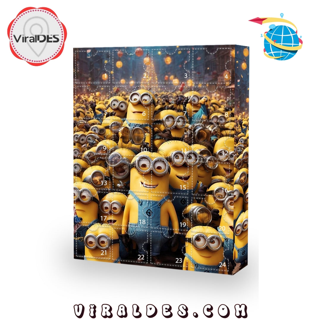 Minions Comedy 2025 Advent Calendar, 24 Gifts Are In It
