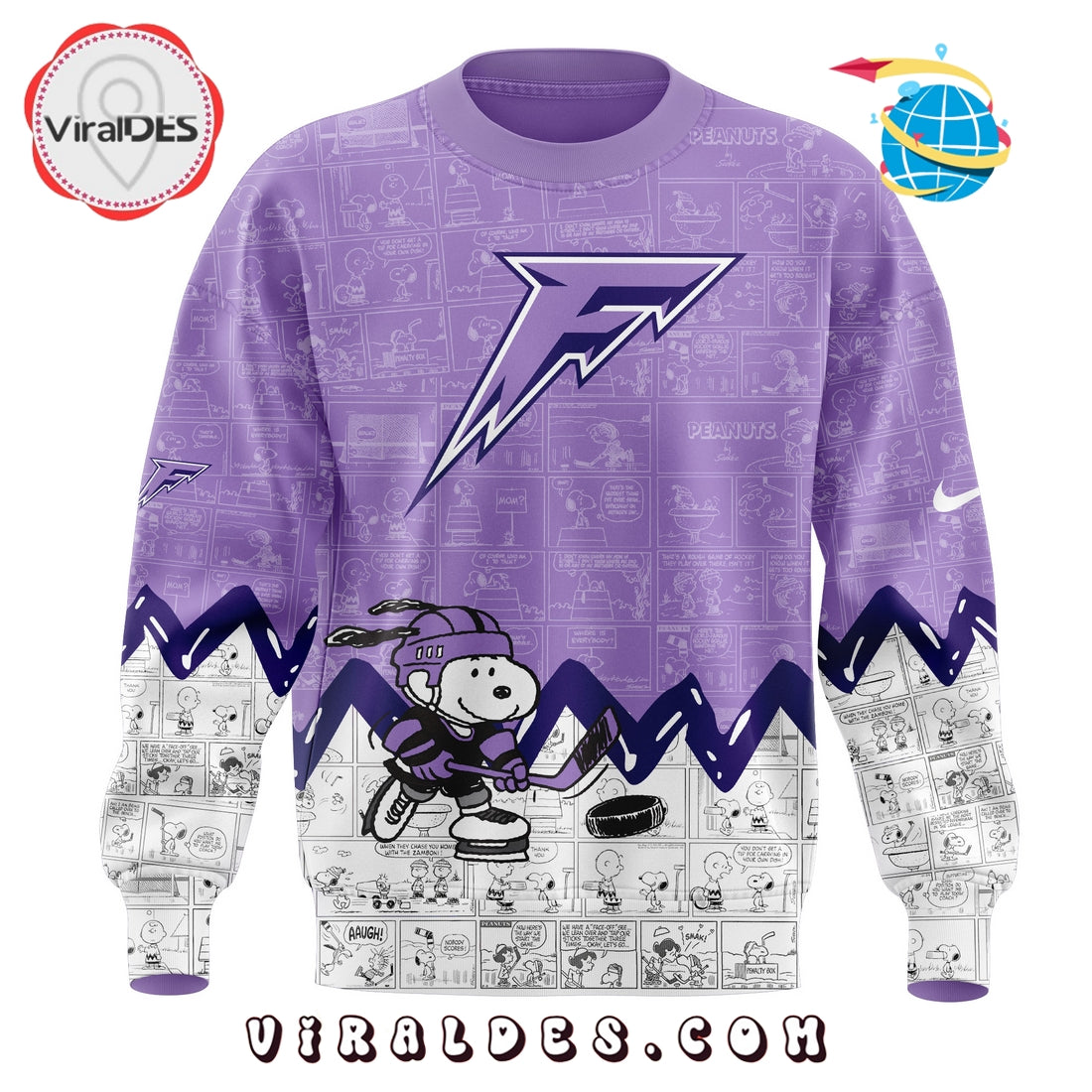Minnesota Frost 75th Anniversary Peanuts Hoodie