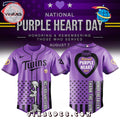 Minnesota Twins MLB x Purple Heart Day Baseball Jersey