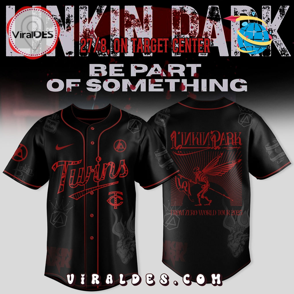 Minnesota Twins x Linkin Park 2025 Baseball Jersey
