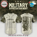 Minnesota Twins x MLB 2025 Armed Forces Day Night Baseball Jersey