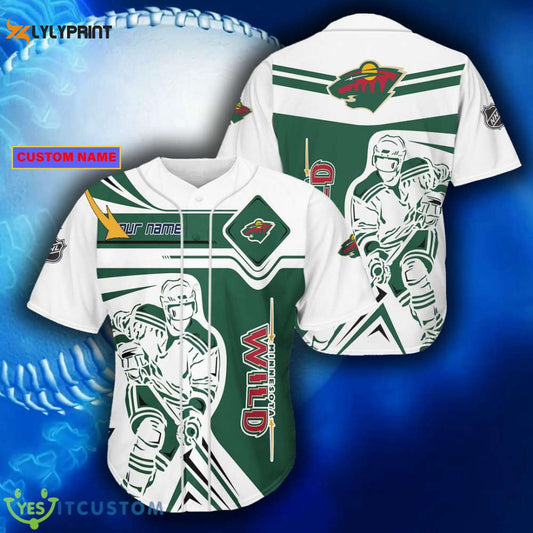 Minnesota Wild Baseball Jersey For Fans Gift for Men Dad - lylyprint.com T-Shirts, Hoodie, Sweatshirt (Image 1)