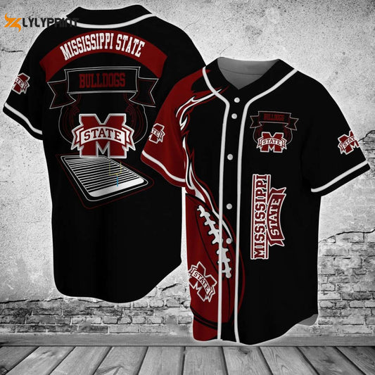 Mississippi State Bulldogs Baseball Jersey BJ0021 - lylyprint.com T-Shirts, Hoodie, Sweatshirt | WearSparks.com (Image 1)