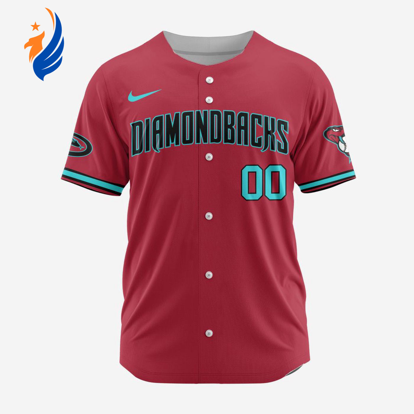MLB Arizona Diamondbacks Personalized Alternate 02 Baseball Jersey - Bafud T-Shirts, Hoodie, Sweatshirt (Image 1)