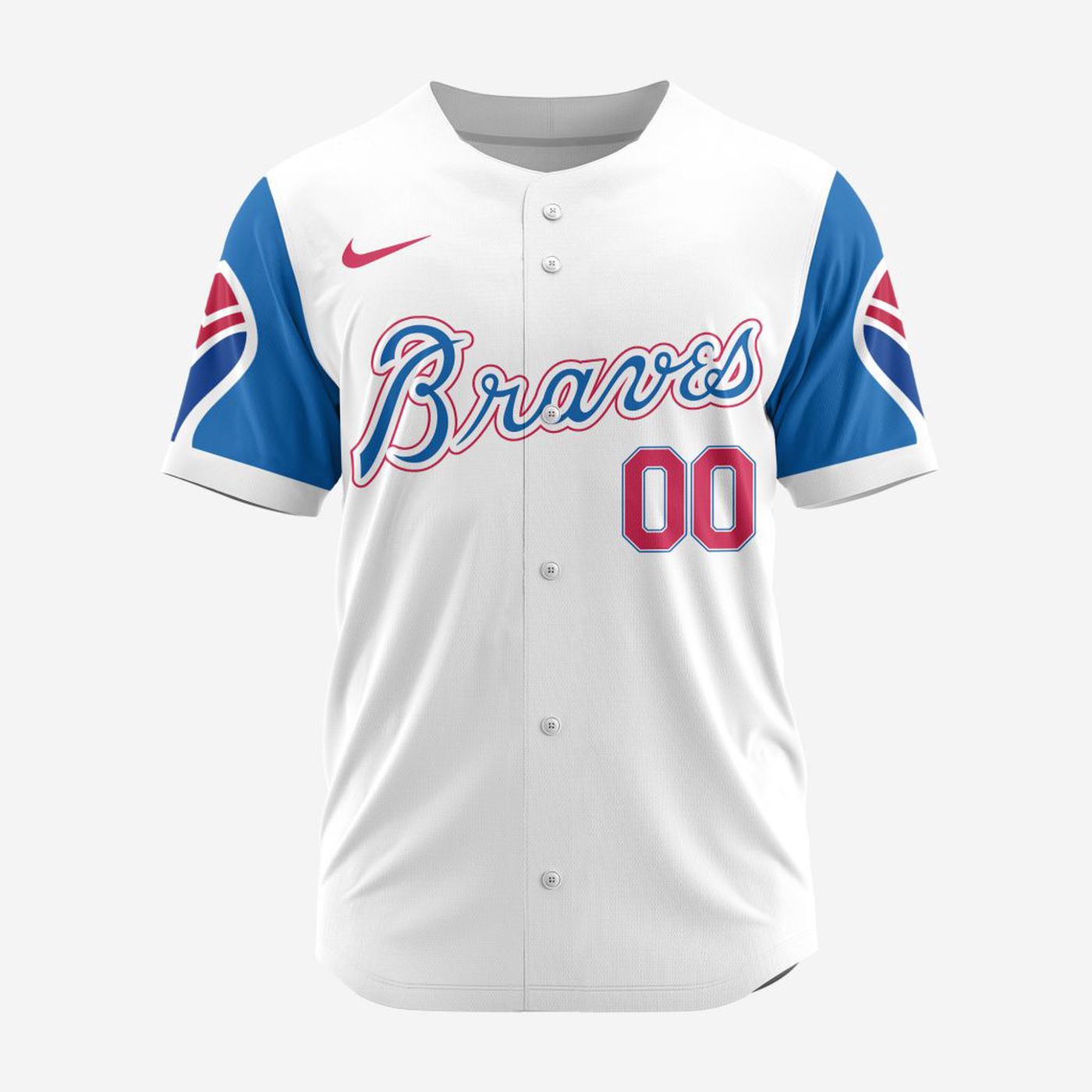 MLB Atlanta Braves Personalized Alternate Design Concept Baseball Jersey 2401 - Bafud T-Shirts, Hoodie, Sweatshirt (Image 3)