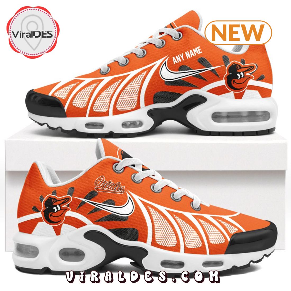 MLB Baltimore Orioles Custom Air Max Plus Shoes