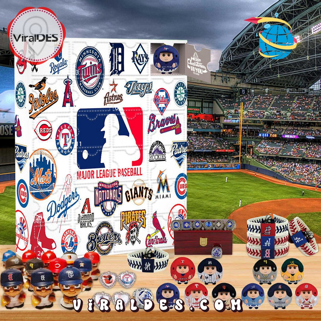 MLB Baseball Advent Calendar 2025