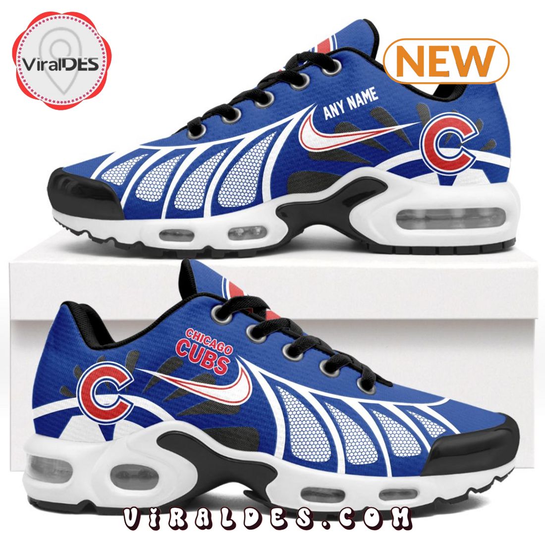 MLB Chicago Cubs Custom Air Max Plus Shoes