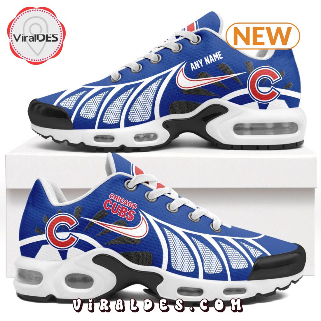MLB Chicago Cubs Custom Air Max Plus Shoes