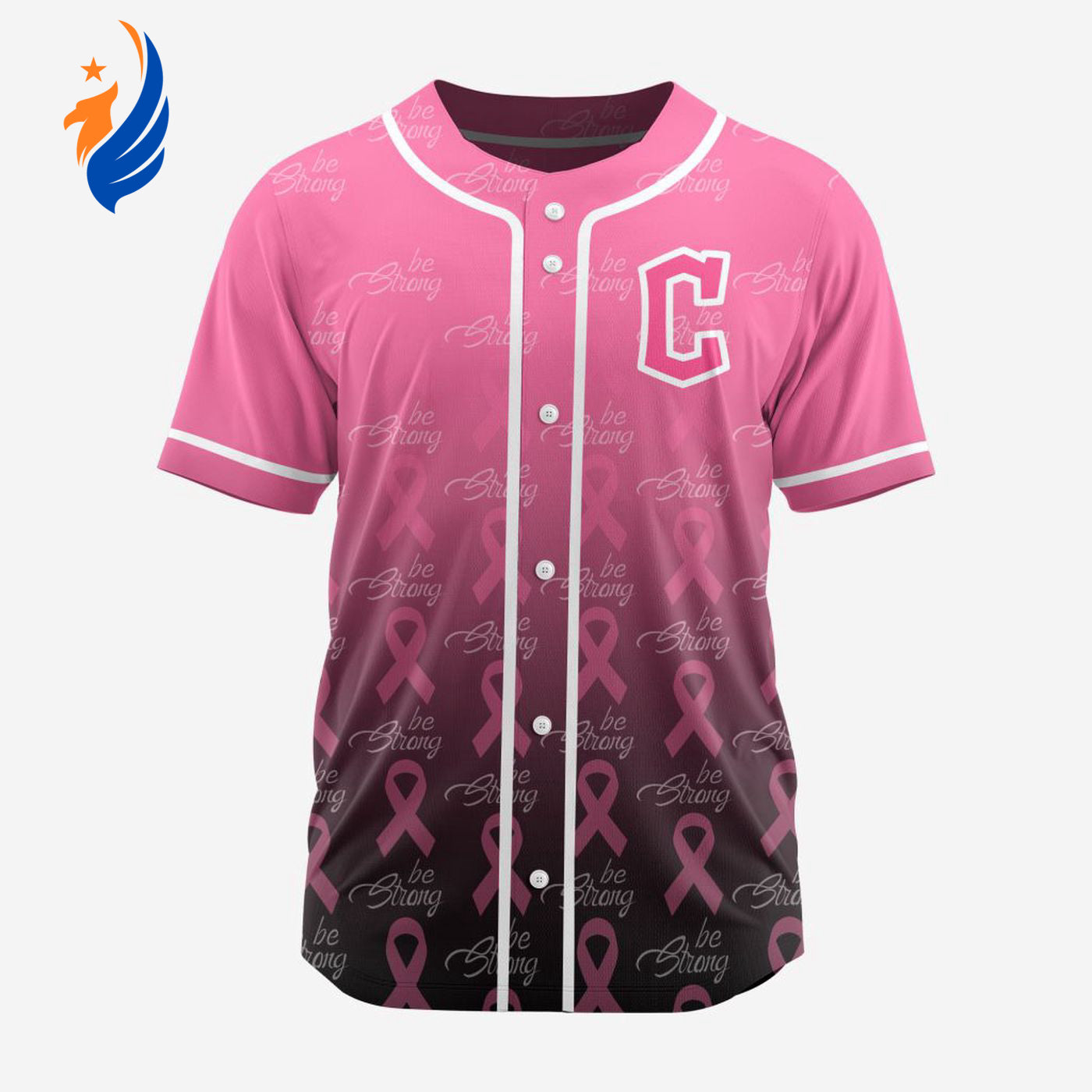 MLB Cleveland Guardians Special Pink Design Fight Breast Cancer Baseball Jersey Gift for Men Women - Bafud... (Image 1)