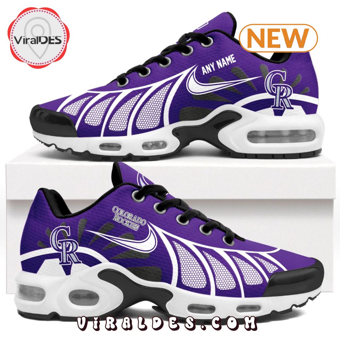 MLB Colorado Rockies Custom Air Max Plus Shoes