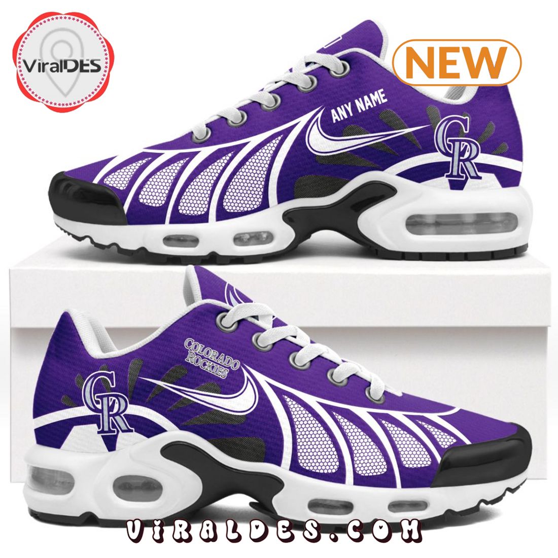 MLB Colorado Rockies Custom Air Max Plus Shoes