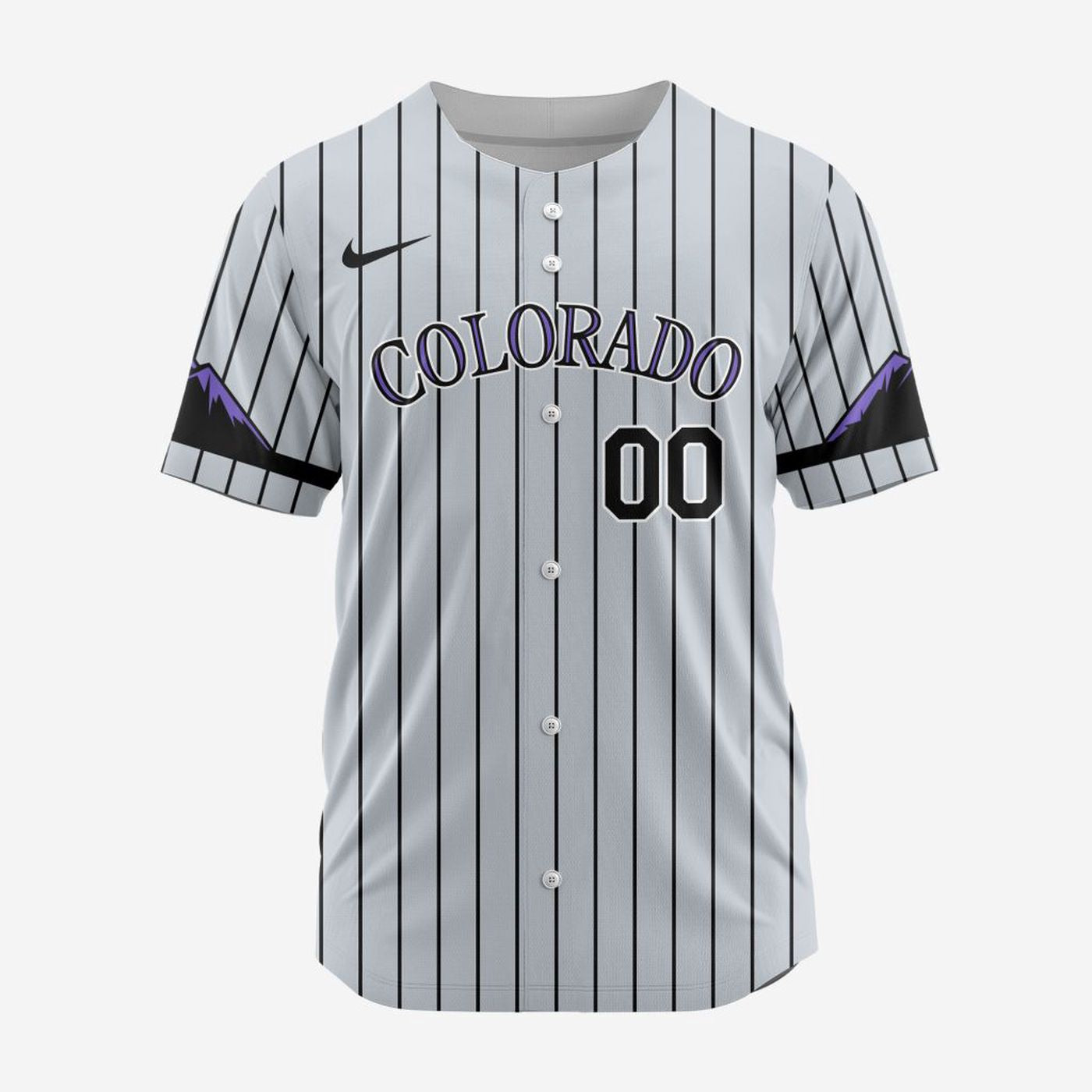 MLB Colorado Rockies Personalized Alternate Design Concept Baseball Jersey 2402 - Bafud T-Shirts, Hoodie,... (Image 3)