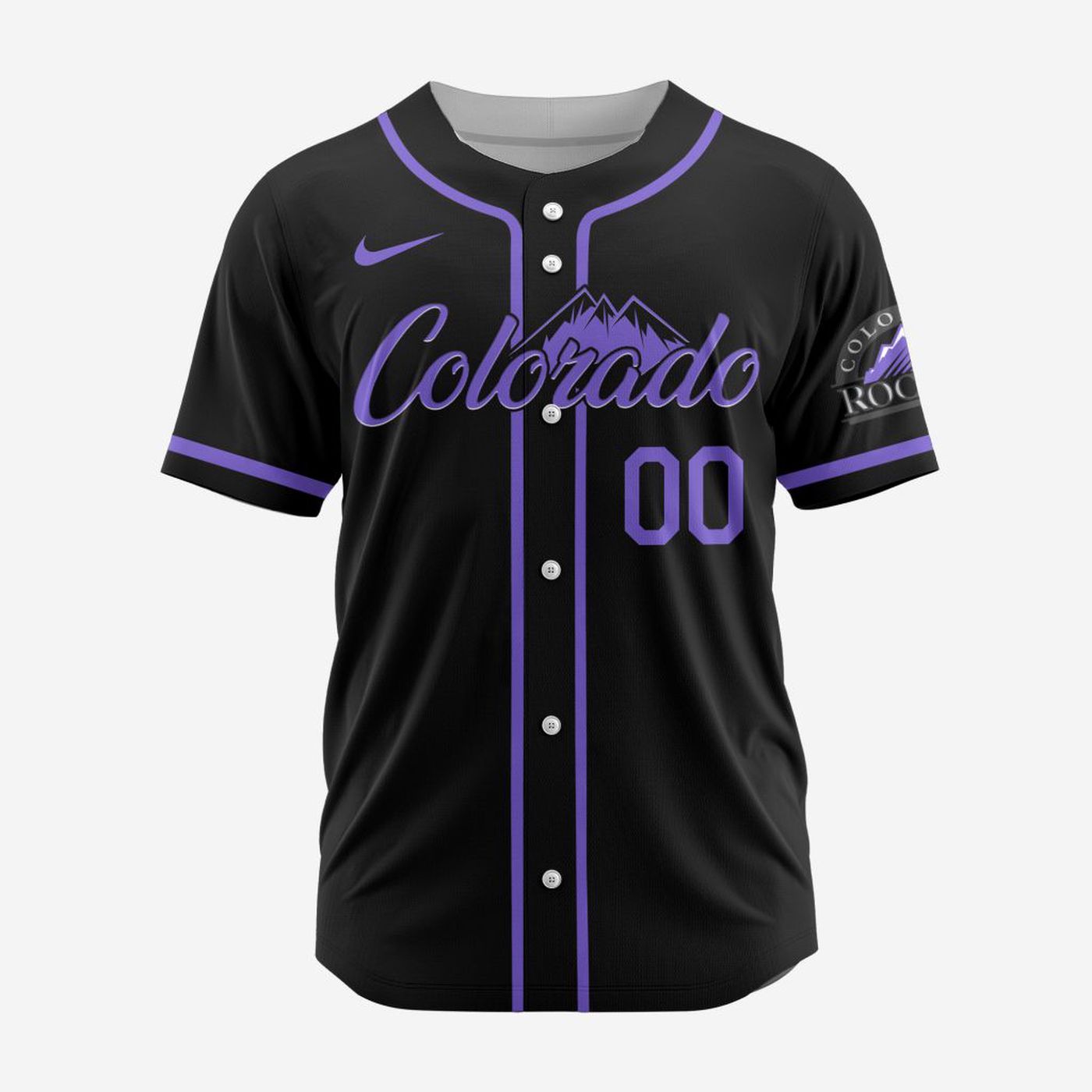 MLB Colorado Rockies Personalized Alternate Design Concept Baseball Jersey 2404 - Bafud T-Shirts, Hoodie,... (Image 2)