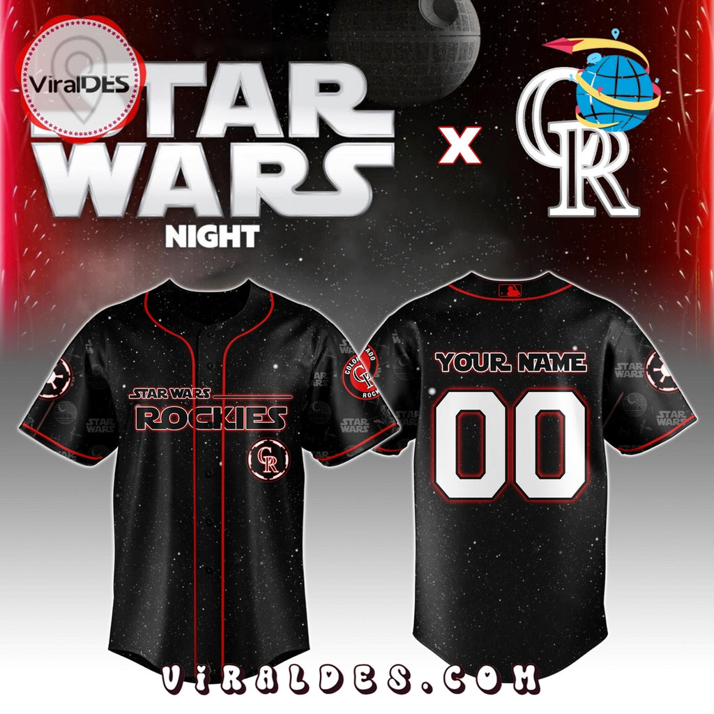 MLB Colorado Rockies x Star War Night 2025 Jersey