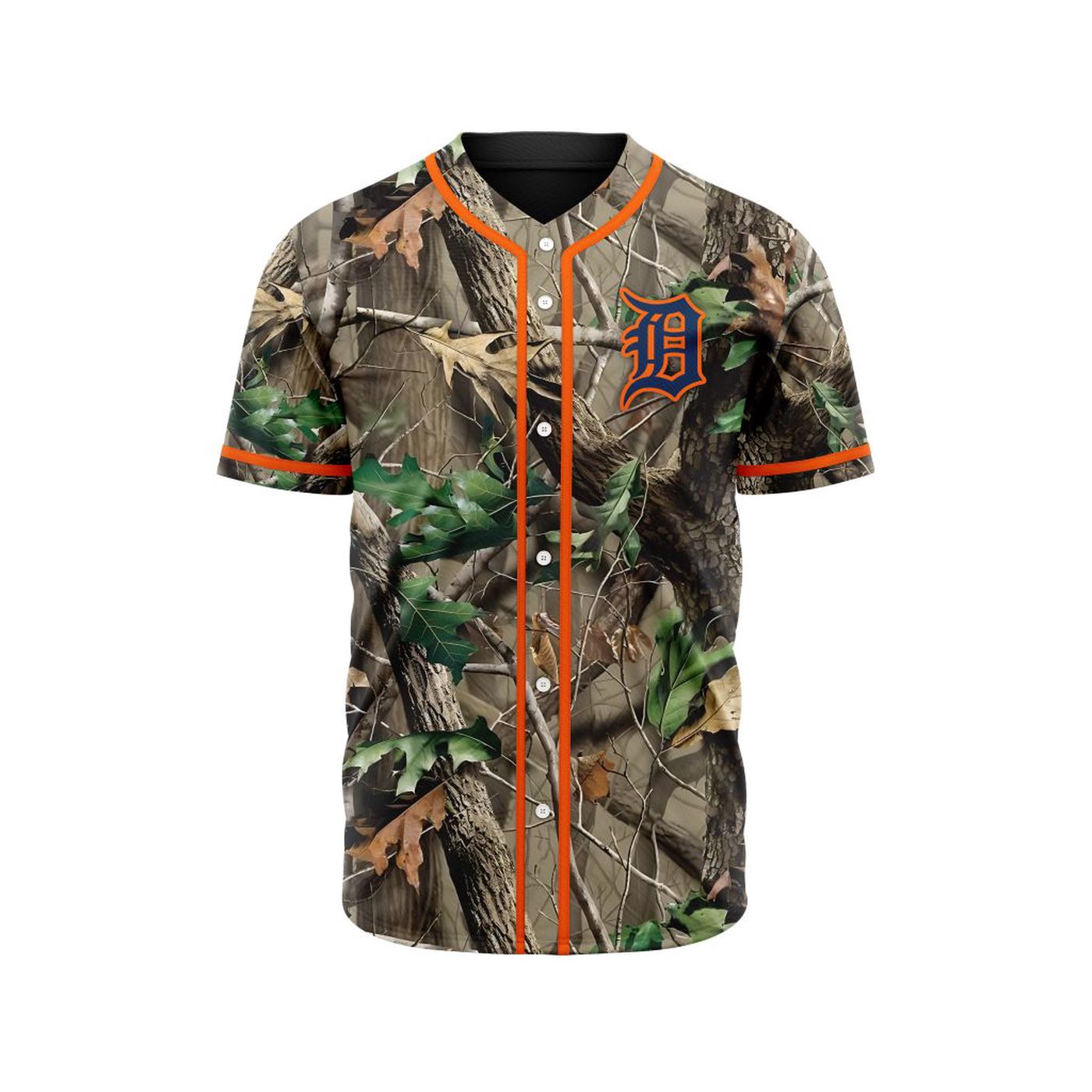 MLB Detroit Tigers Special Realtree Camo Hunting Baseball Jersey Gift for Men Women - Bafud T-Shirts, Hoodie,... (Image 3)